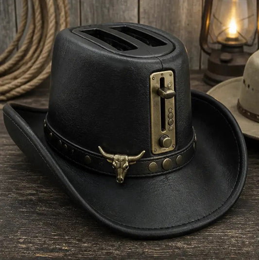 Western Toaster Hat (BLACK)