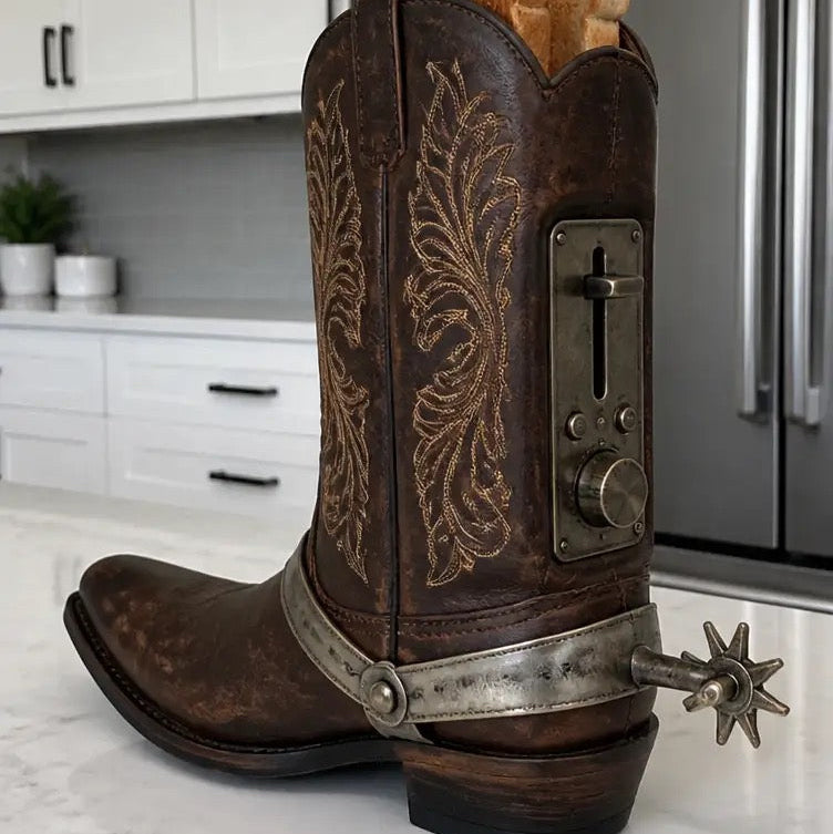 Western Toaster Boot (BROWN)